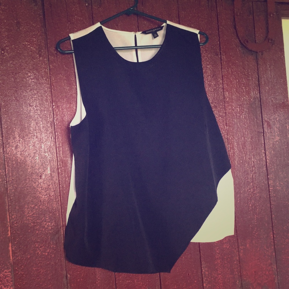 Banana Republic asymmetrical sleeveless top